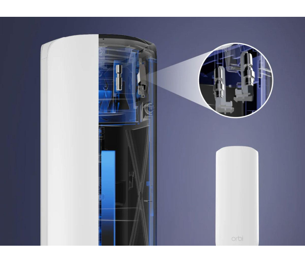 NETGEAR Orbi 870 RBE873 (21000Mb/s a/b/g/n/ac/ax/be) 3xAP RBE873-100EUS - 1455601 - zdjęcie 5